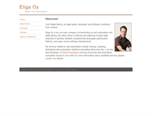 Tablet Screenshot of eliga.fi